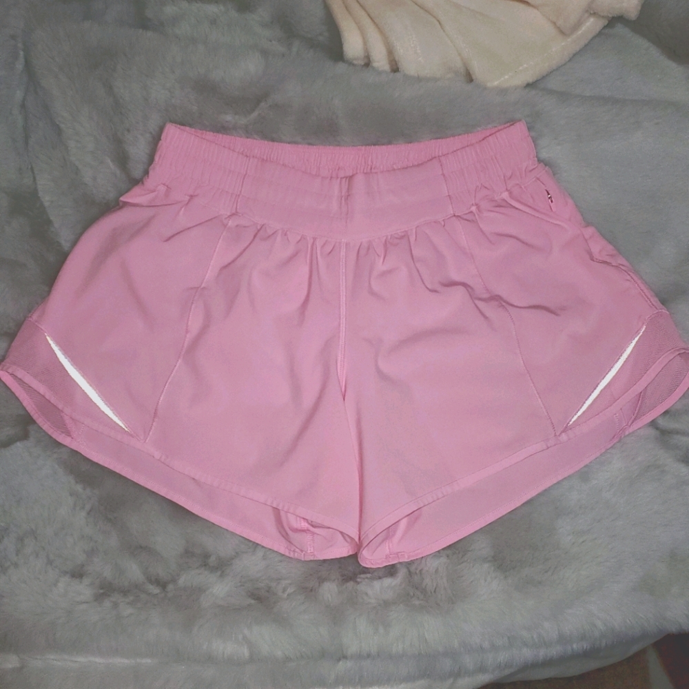 SOLD-Lululemon Hotty Hot Miami Pink 4" Long